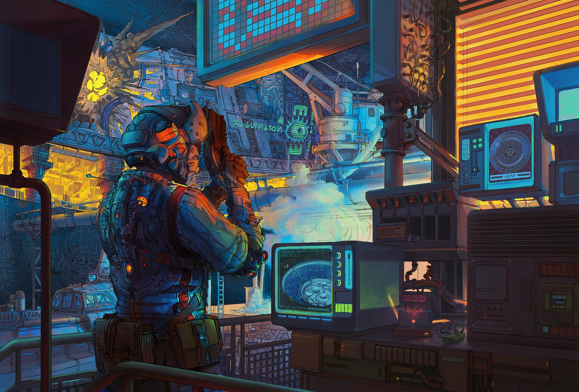 Cyberpunk Artwork - HD Wallpaper 
