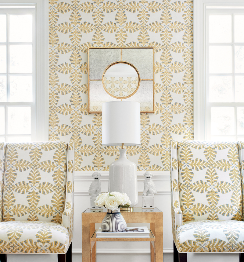 Paramount Collection - Thibaut Starleaf Aqua - HD Wallpaper 