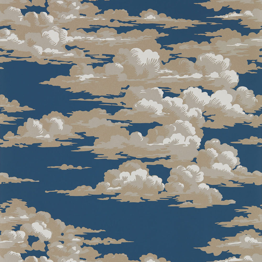 Blue Sanderson Sanderson Silvi Clouds - HD Wallpaper 