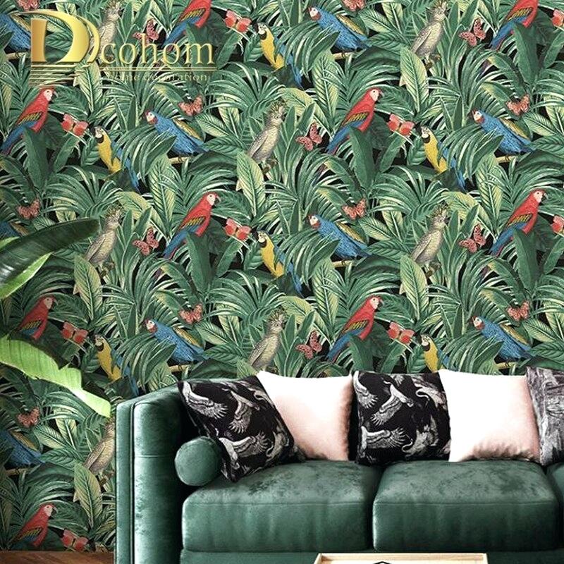 Papel Parede Passaros Verde - HD Wallpaper 