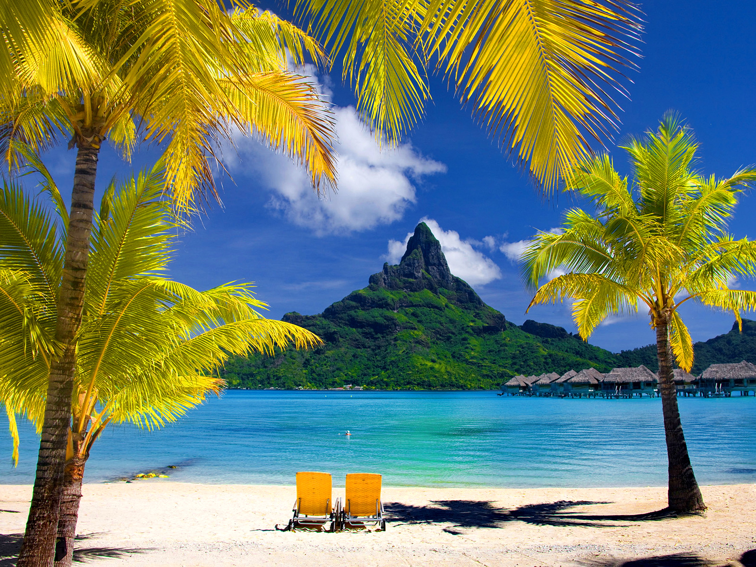 Mount Otemanu - HD Wallpaper 
