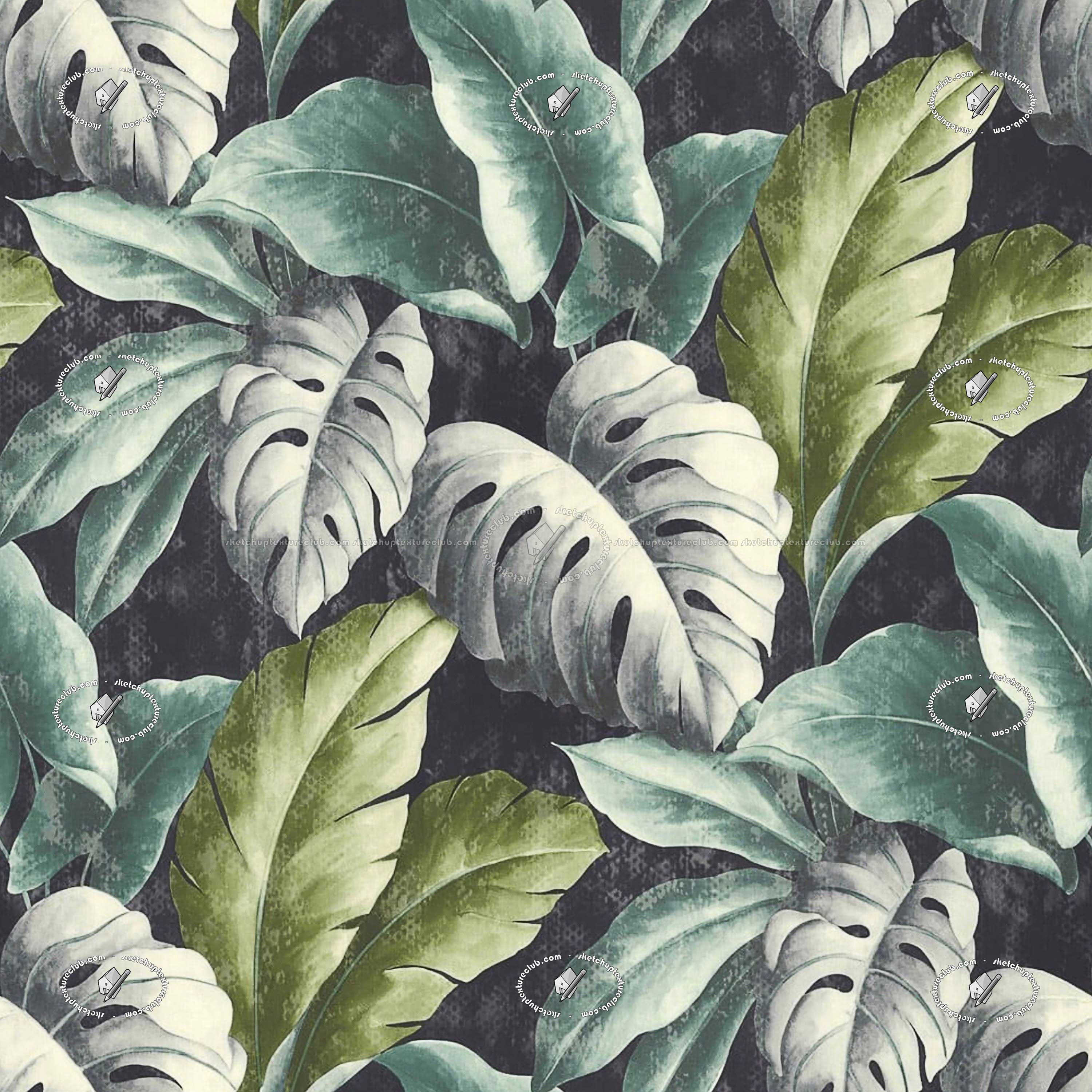 Textures - Tropical Leaves Wallpaper Texture Seamless - HD Wallpaper 
