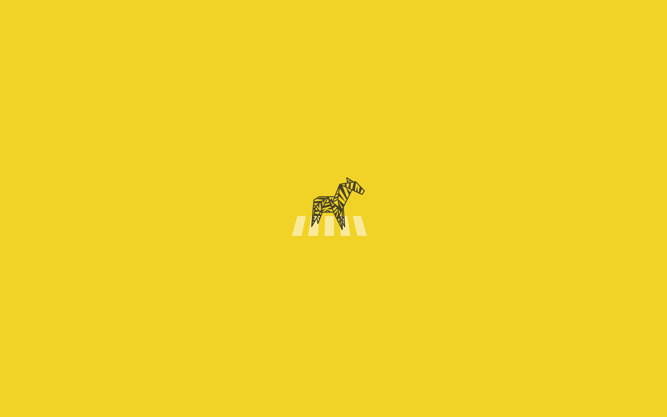 Zebra Minimalist - HD Wallpaper 