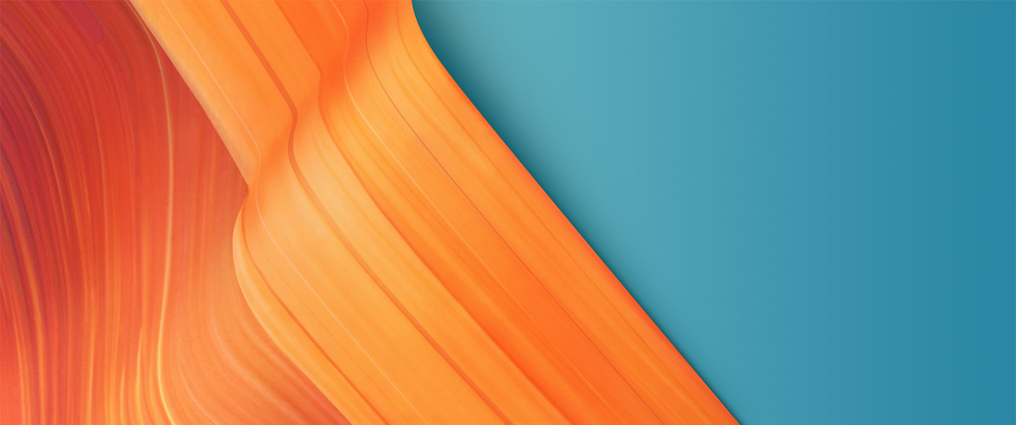 Orange Lines Ultrawide Wallpaper - Orange Wallpaper Ultrawide - HD Wallpaper 