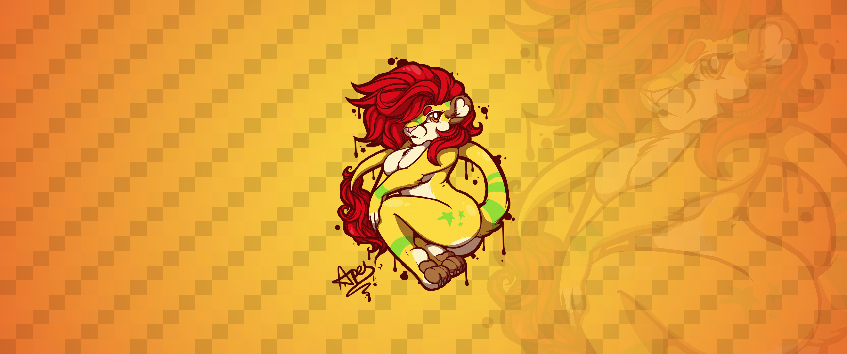 Apes Graffiti Wallpaper - Illustration - HD Wallpaper 