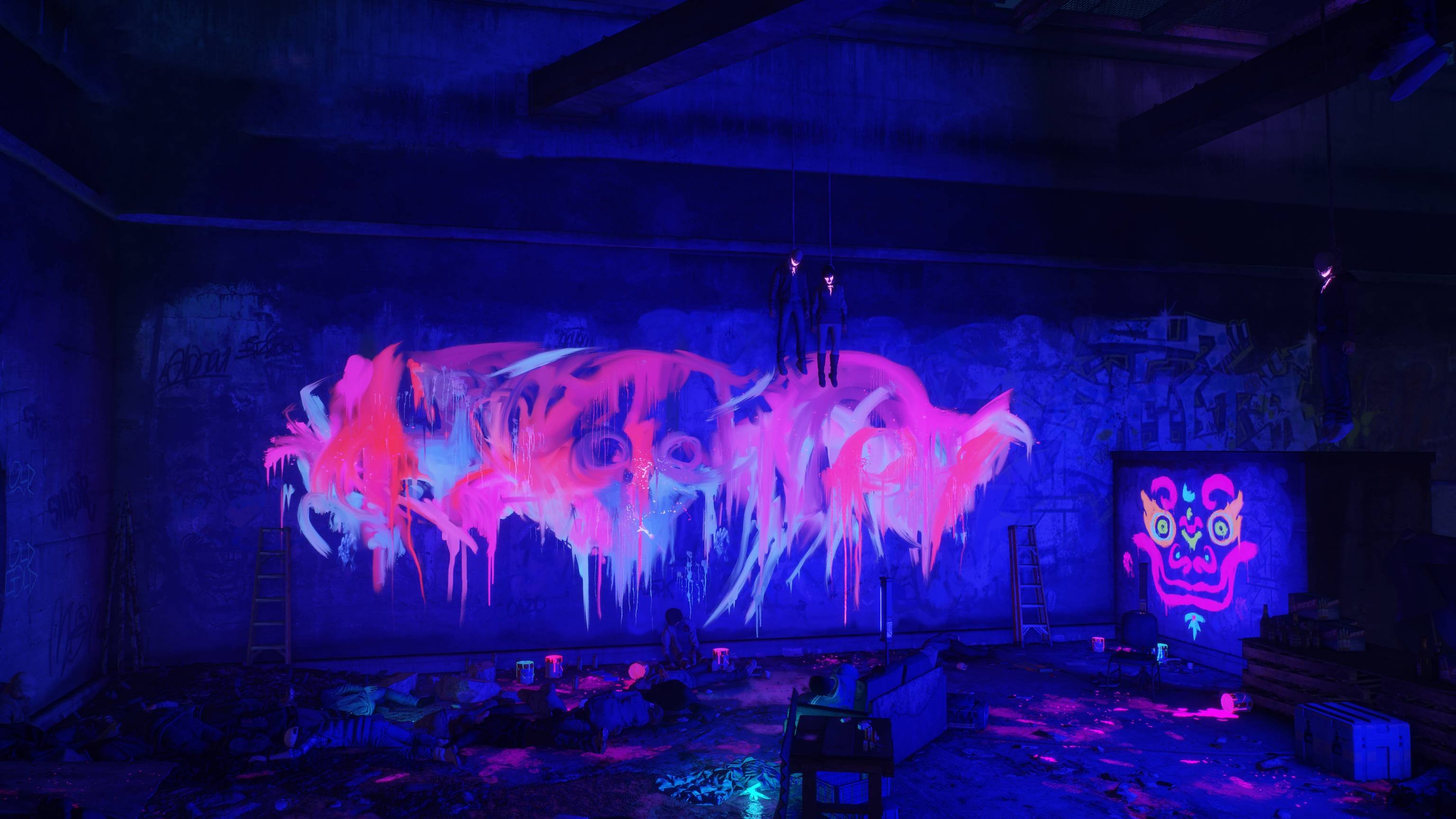 The Division - Graffiti Wallpaper - Graffiti Wallpaper 4k Purple - HD Wallpaper 
