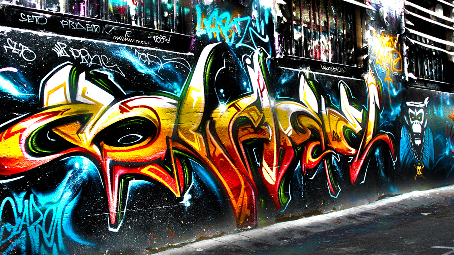 3d Graffiti - HD Wallpaper 