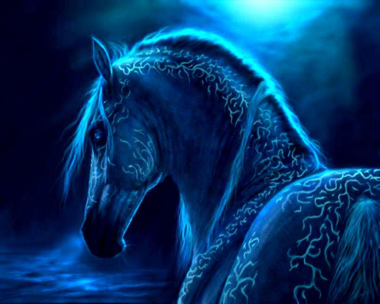 Free 3d Fantasy Wallpapers For Desktop - Fantasy Horse Wallpaper Hd - HD Wallpaper 