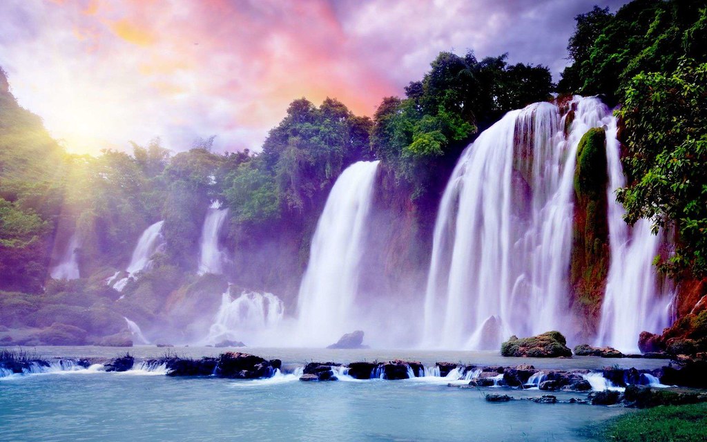Waterfall Wallpaper Desktop - HD Wallpaper 