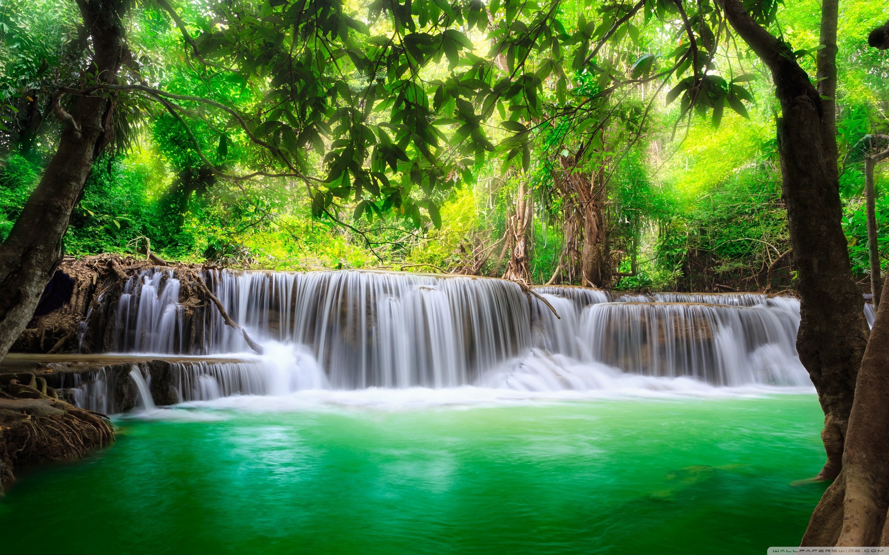 2880x1800, - High Resolution Waterfall Background - HD Wallpaper 