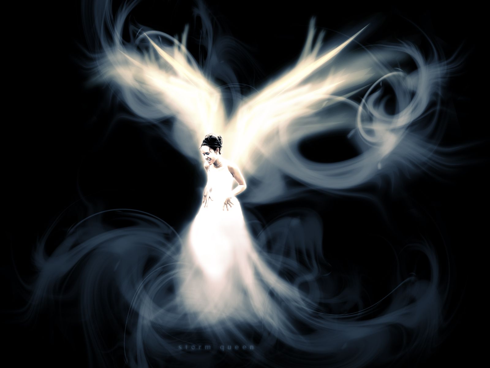 Angel Wallpaper For Laptop - HD Wallpaper 