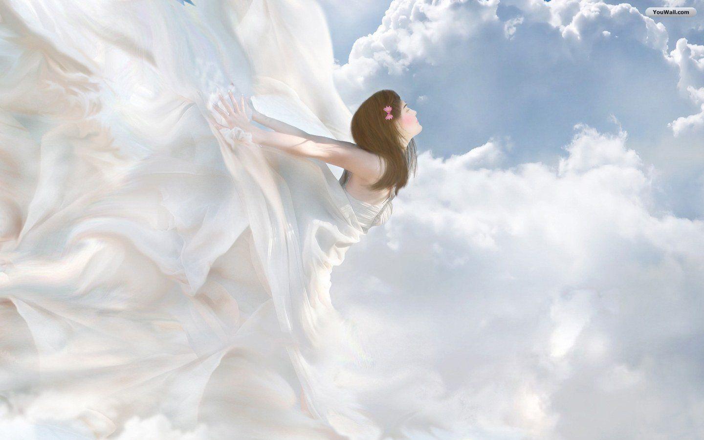 Angel Desktop Wallpapers 
 Data-src /img/555174 - Angel Jumping Off Cliff - HD Wallpaper 