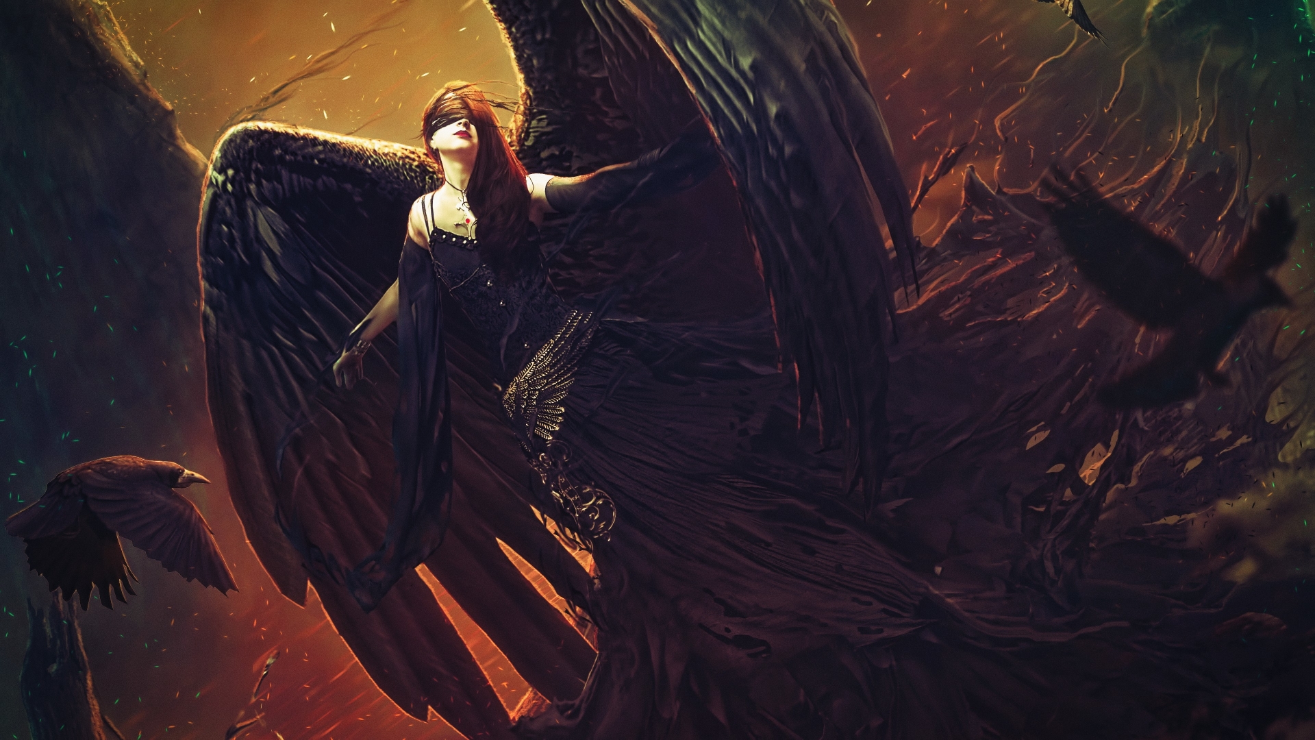 Dark Angel Wallpaper 4k - HD Wallpaper 