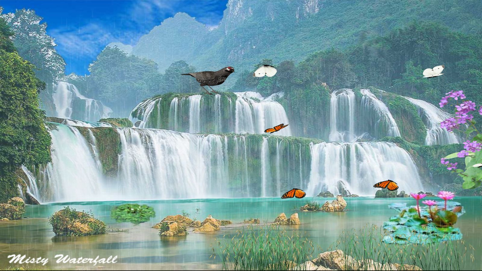 Water Fall Images Download - HD Wallpaper 