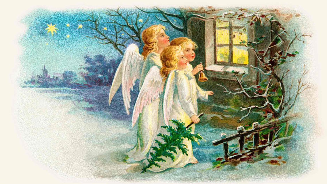 Christmas Angel - HD Wallpaper 