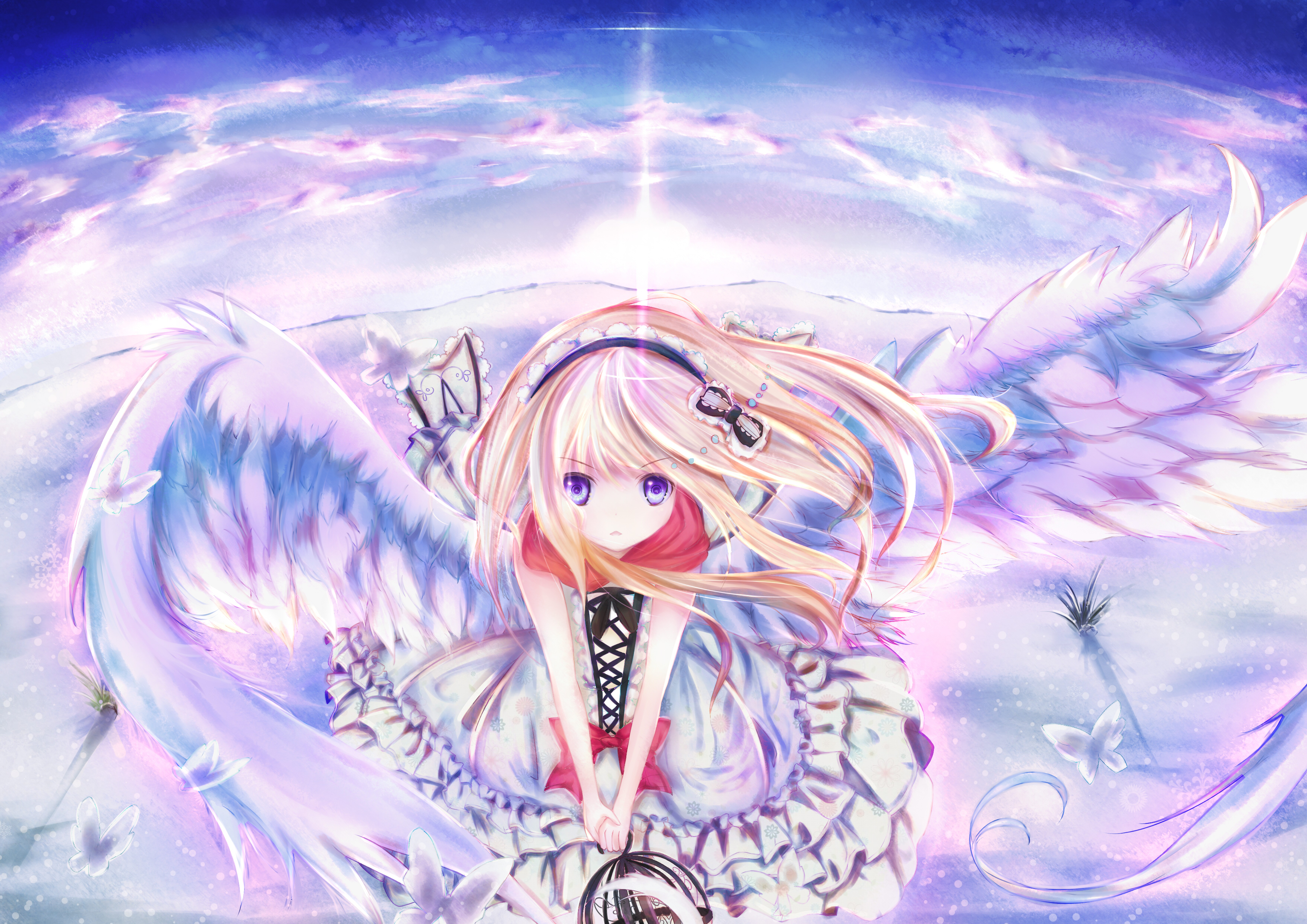 143god18 Images Anime Angel Girl Zone Hd Wallpaper - Anime Angel Background - HD Wallpaper 