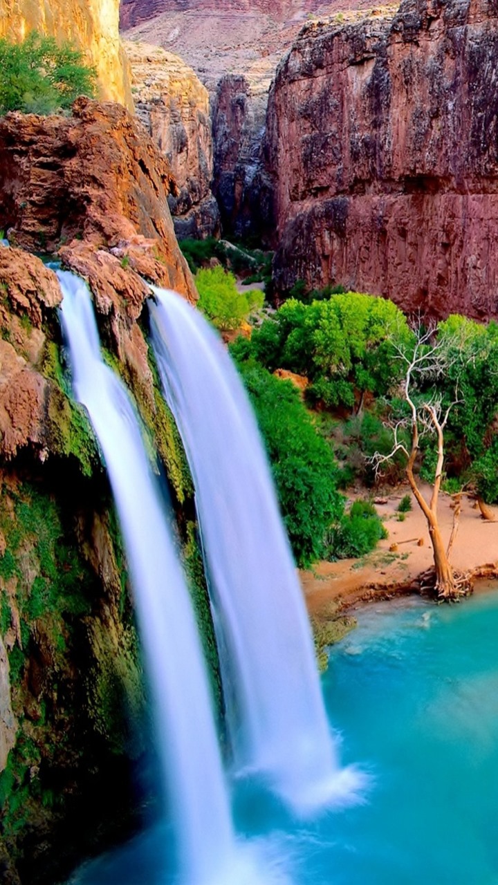 Waterfall Wallpaper - Waterfall - HD Wallpaper 