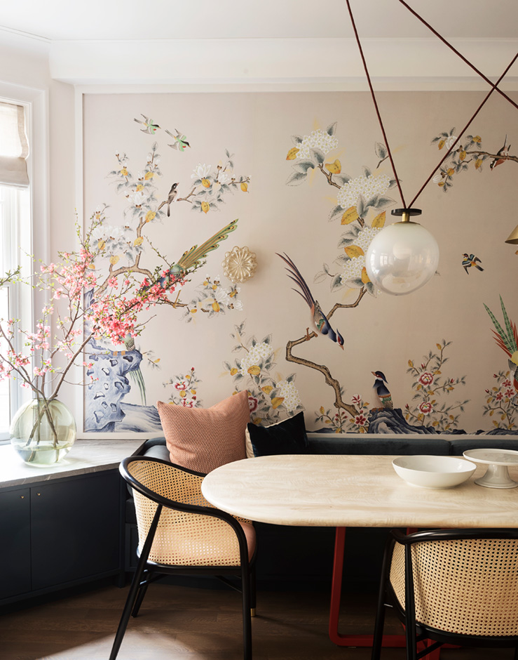 Mural Wallpaper Dining Room - HD Wallpaper 