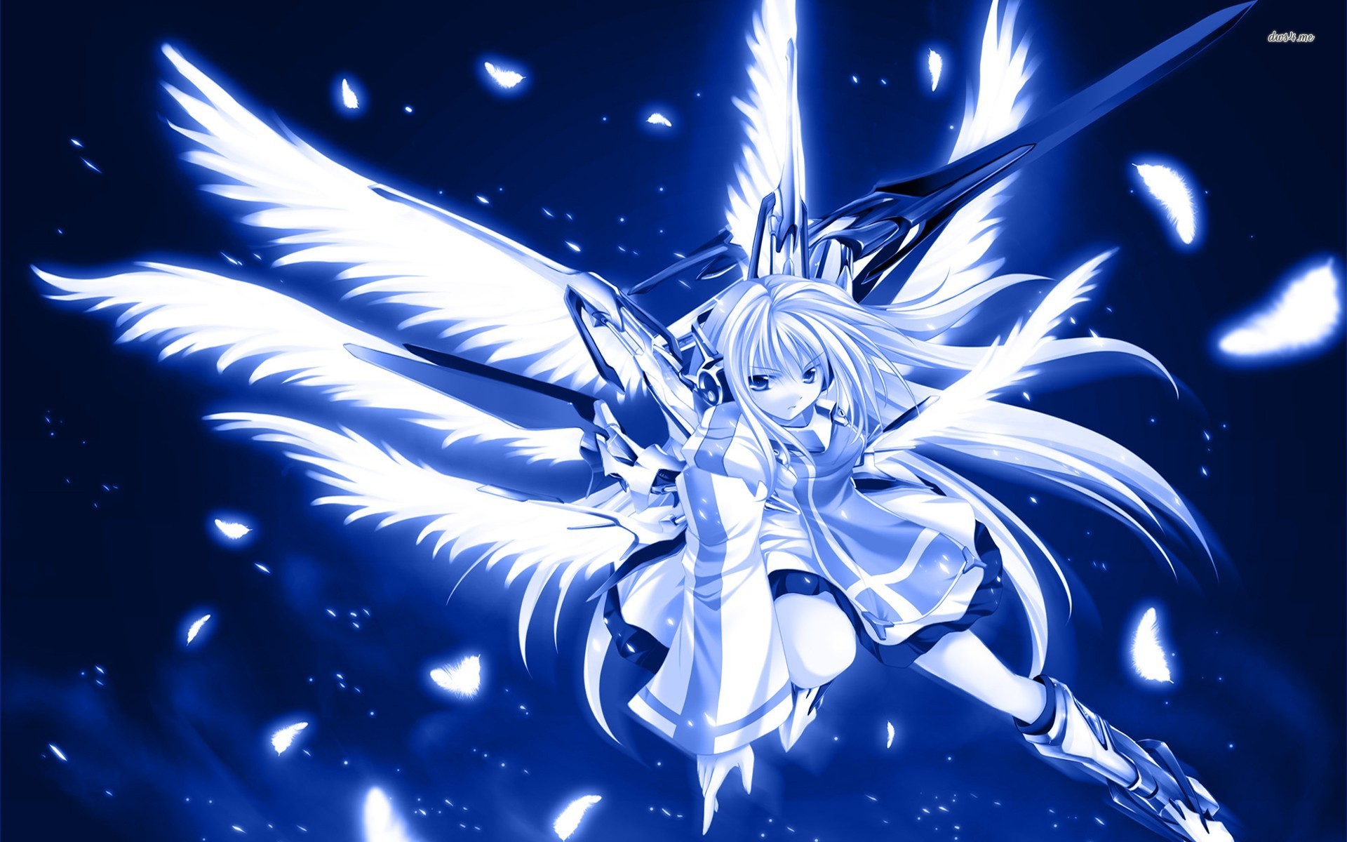 Anime Wallpaper Angel Boy - HD Wallpaper 