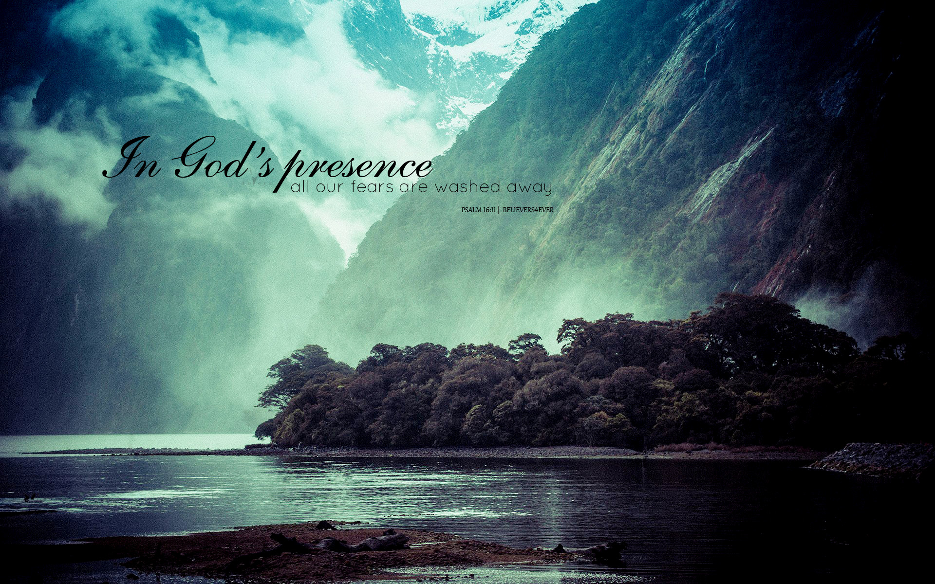 In God S Presence, Psalm - Christian Wallpaper Desktop - HD Wallpaper 