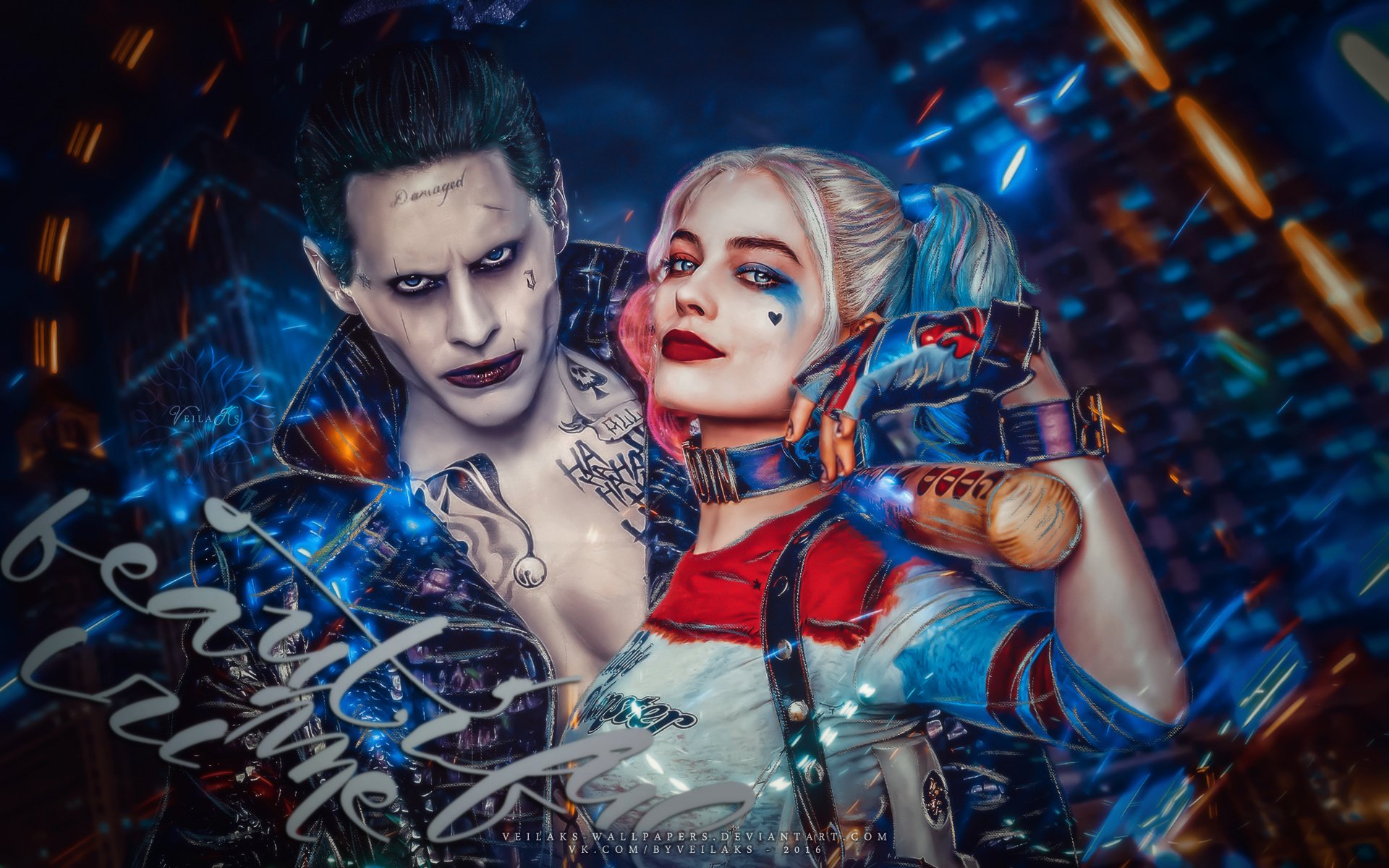 Joker And Harley Quinn Wallpaper Hd - HD Wallpaper 