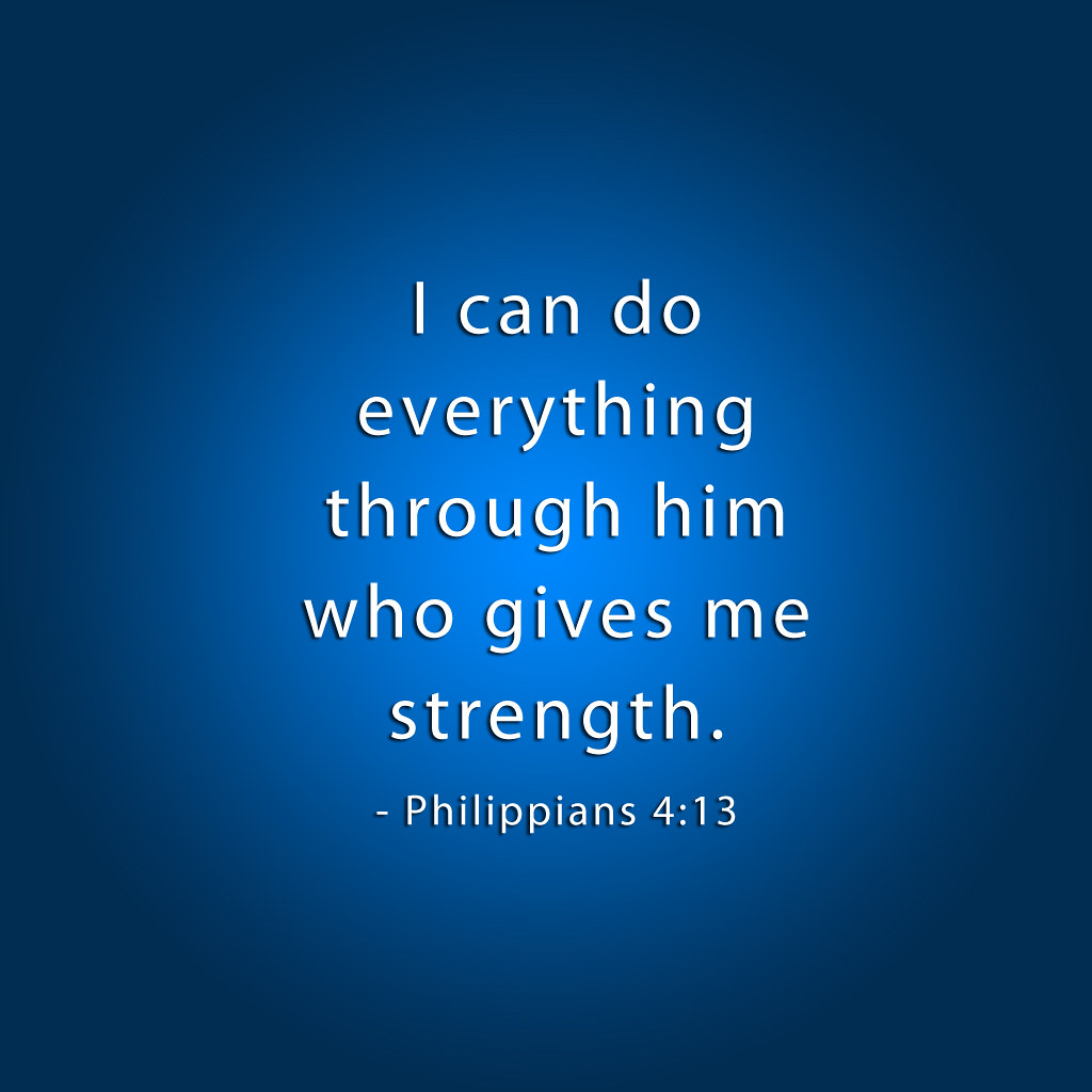 Philippians 4 13 Niv I Can Do All Things Through Him - HD Wallpaper 