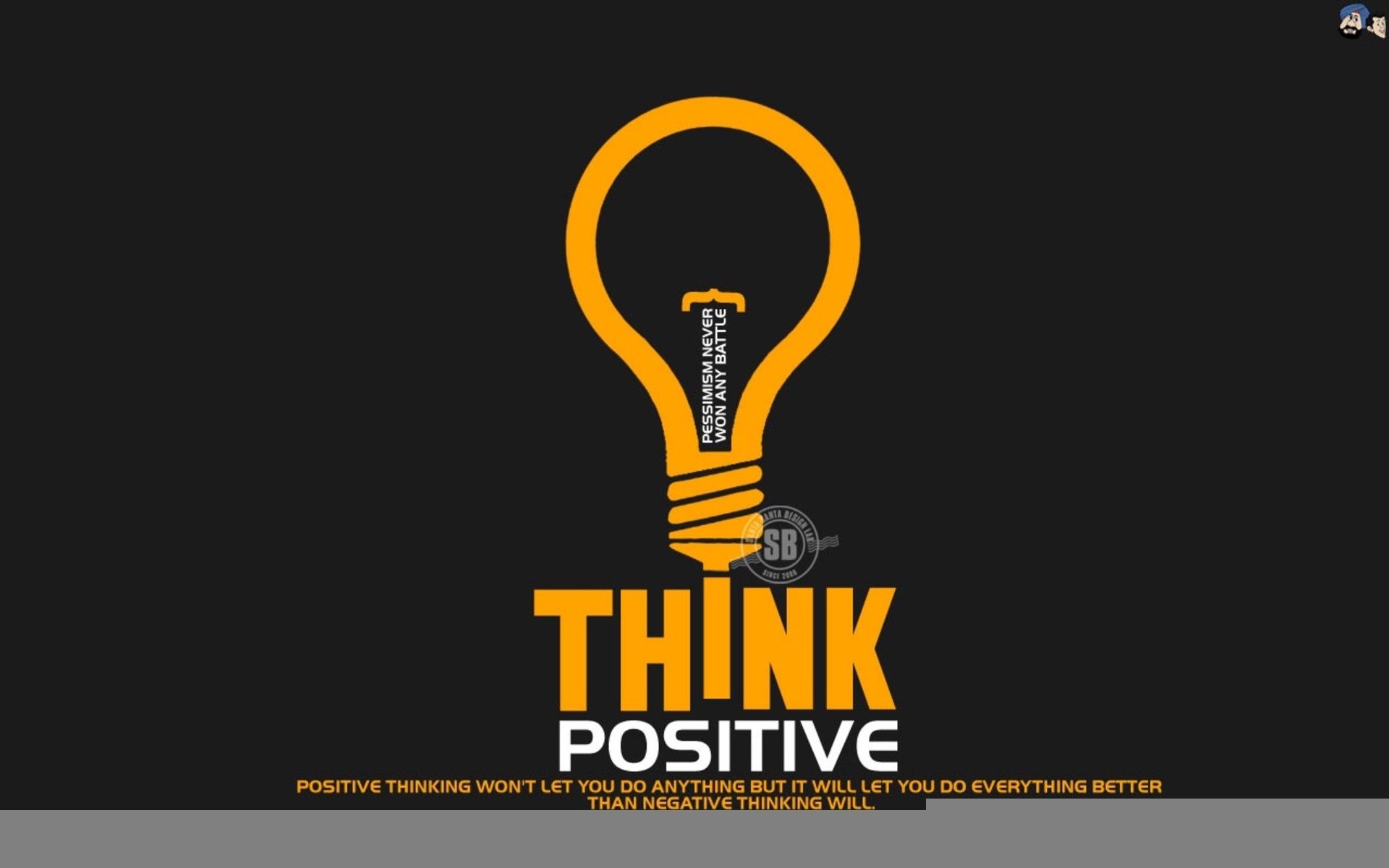 Funmozar Motivational Study Wallpapers 
 Data-src - Think Positive - HD Wallpaper 