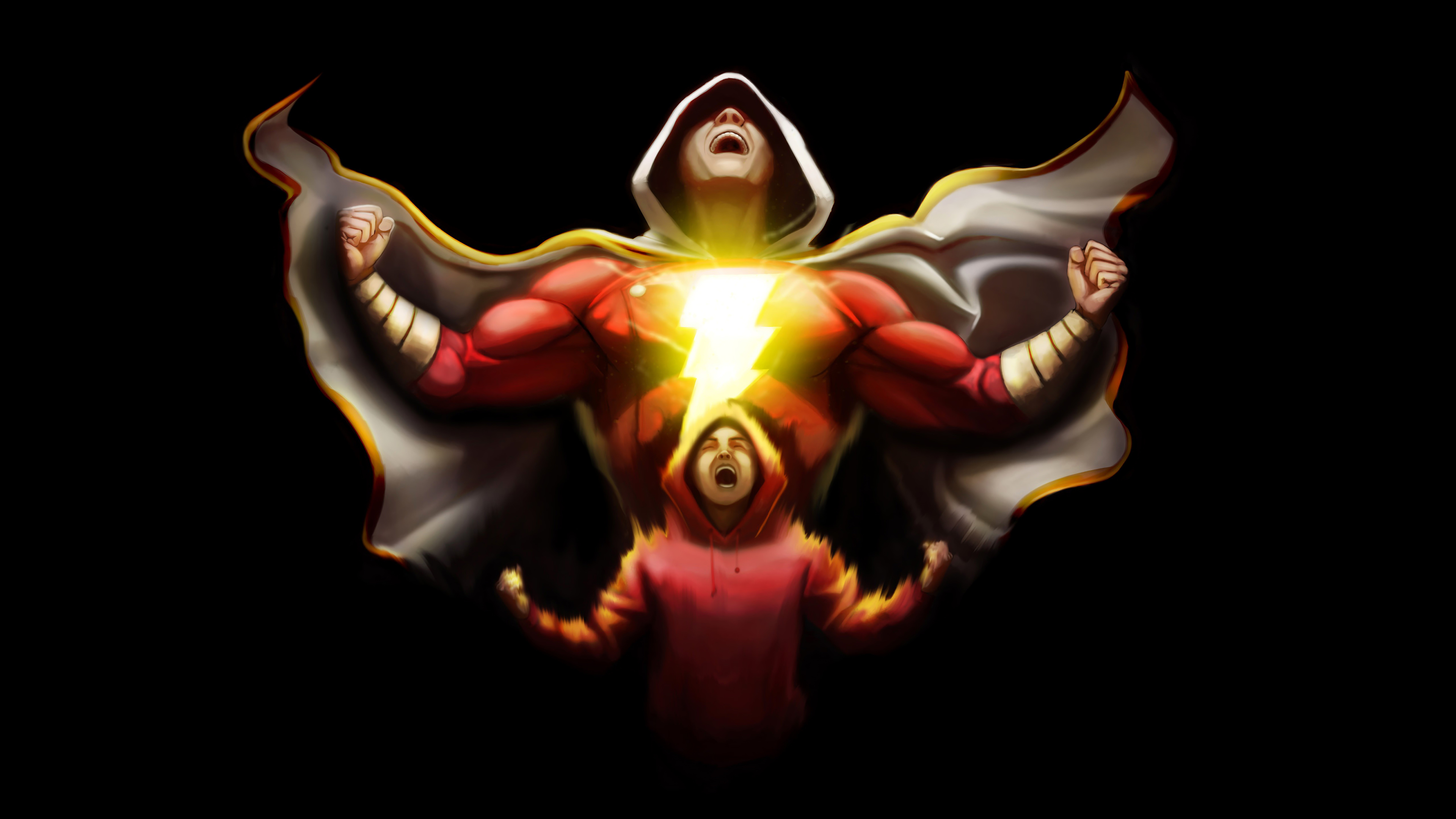 Shazam Wallpaper 4k - HD Wallpaper 