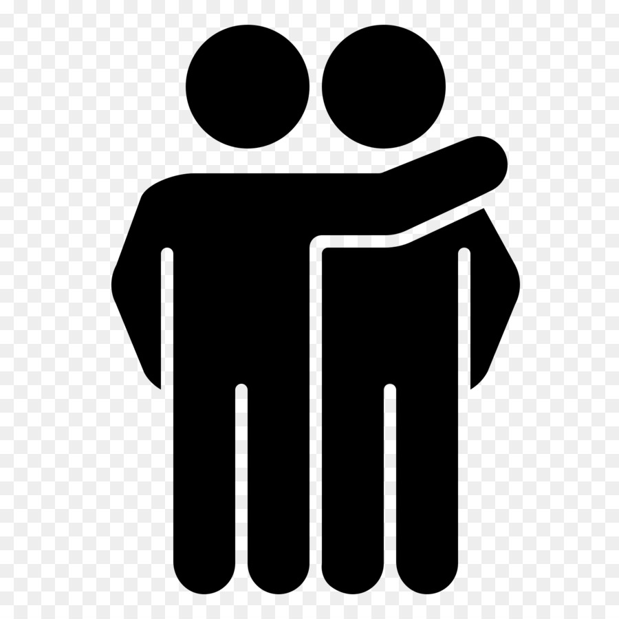 Computer Icons Vector Avatar - Clipart Best Friends Silhouette - HD Wallpaper 