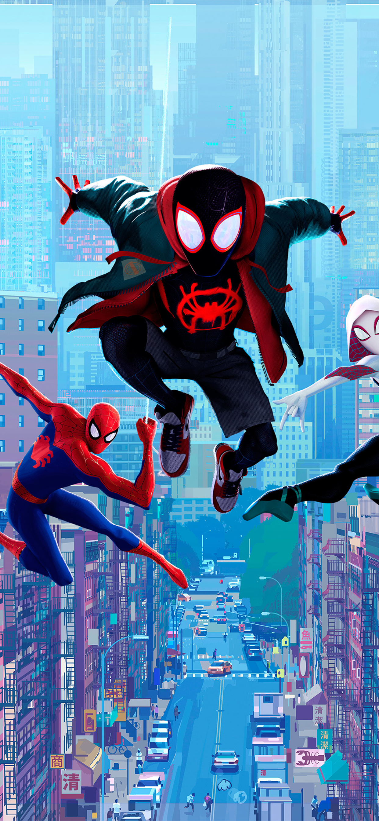 Animated Spider Man Into The Spider Verse - 1242x2688 Wallpaper Animated Spider Man Into The Spider Verse - 1242x2688 Wallpaper