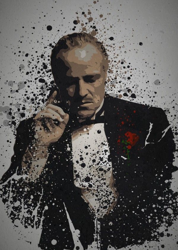 Don Vito Corleone Godfather - HD Wallpaper 