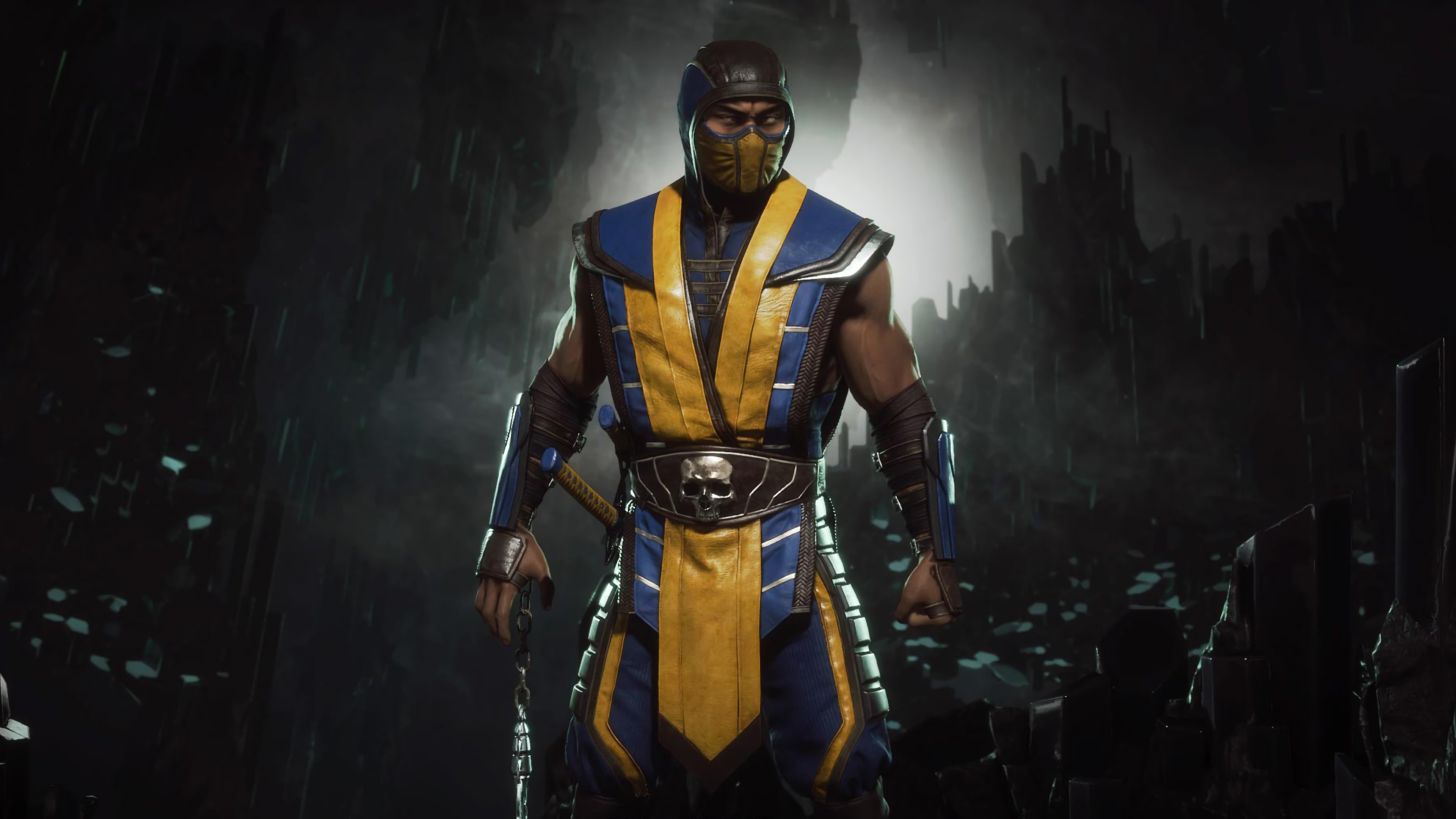 Mortal Kombat 11 Scorpion - HD Wallpaper 