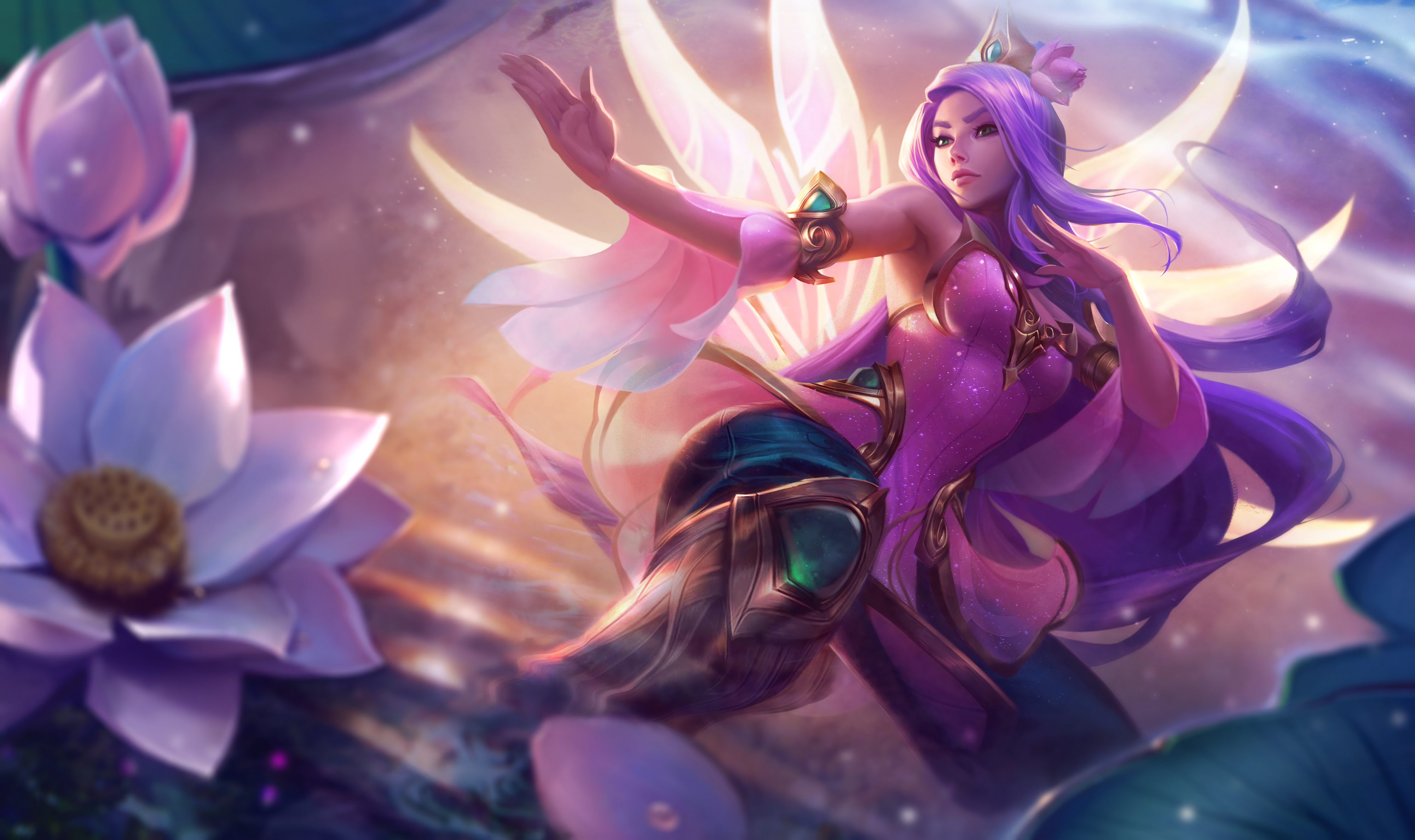 Order Of The Lotus Irelia Rework - HD Wallpaper 