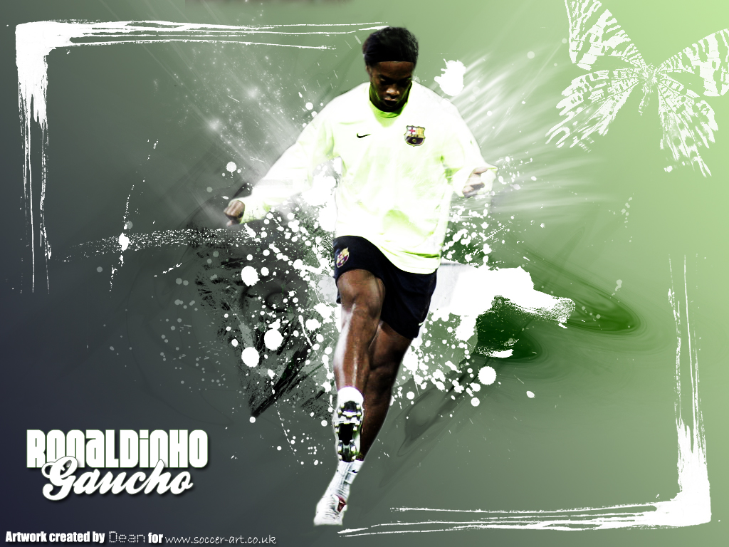 Ronaldinho Wallpaper - Ronaldihno Gaucho - HD Wallpaper 