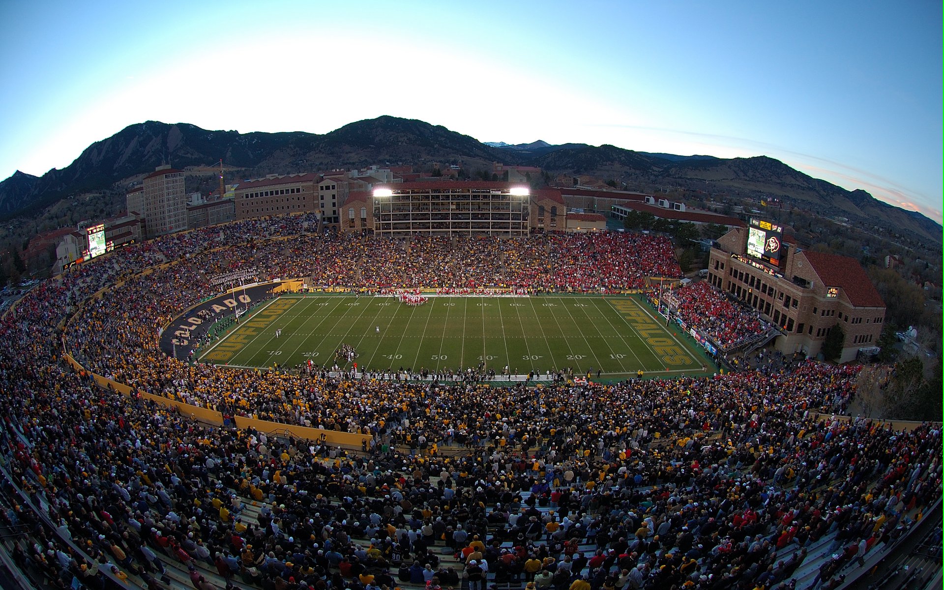 University Colorado Boulder Stadium - HD Wallpaper 