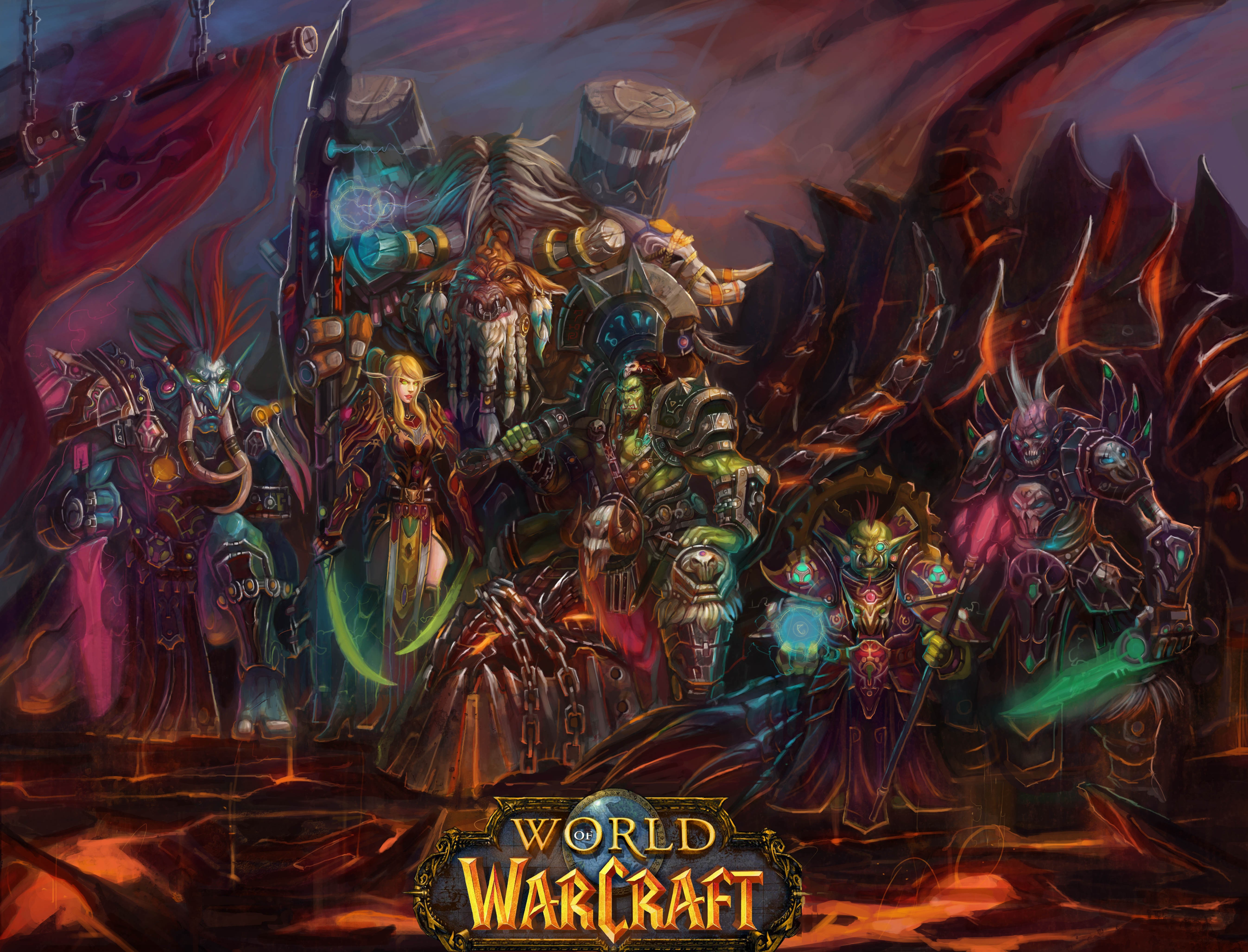 World Of Warcraft Horde Fan Art - HD Wallpaper 