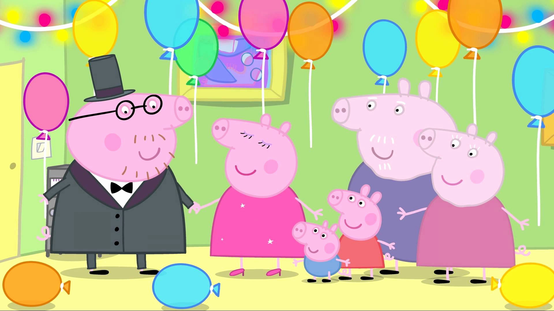 Pig Wallpaper Luxury Peppa Pig 9 
 Data-src - Peppa Pig Birthday Wallpaper Hd - HD Wallpaper 