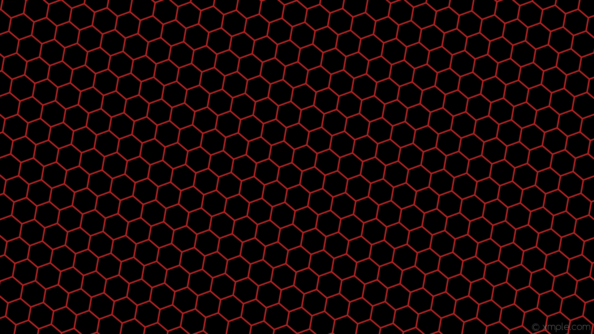 Wallpaper Beehive Black Honeycomb Red Hexagon Fire - Credens - HD Wallpaper 