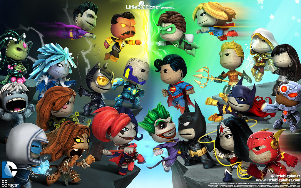 Little Big Planet Dc Comics - HD Wallpaper 
