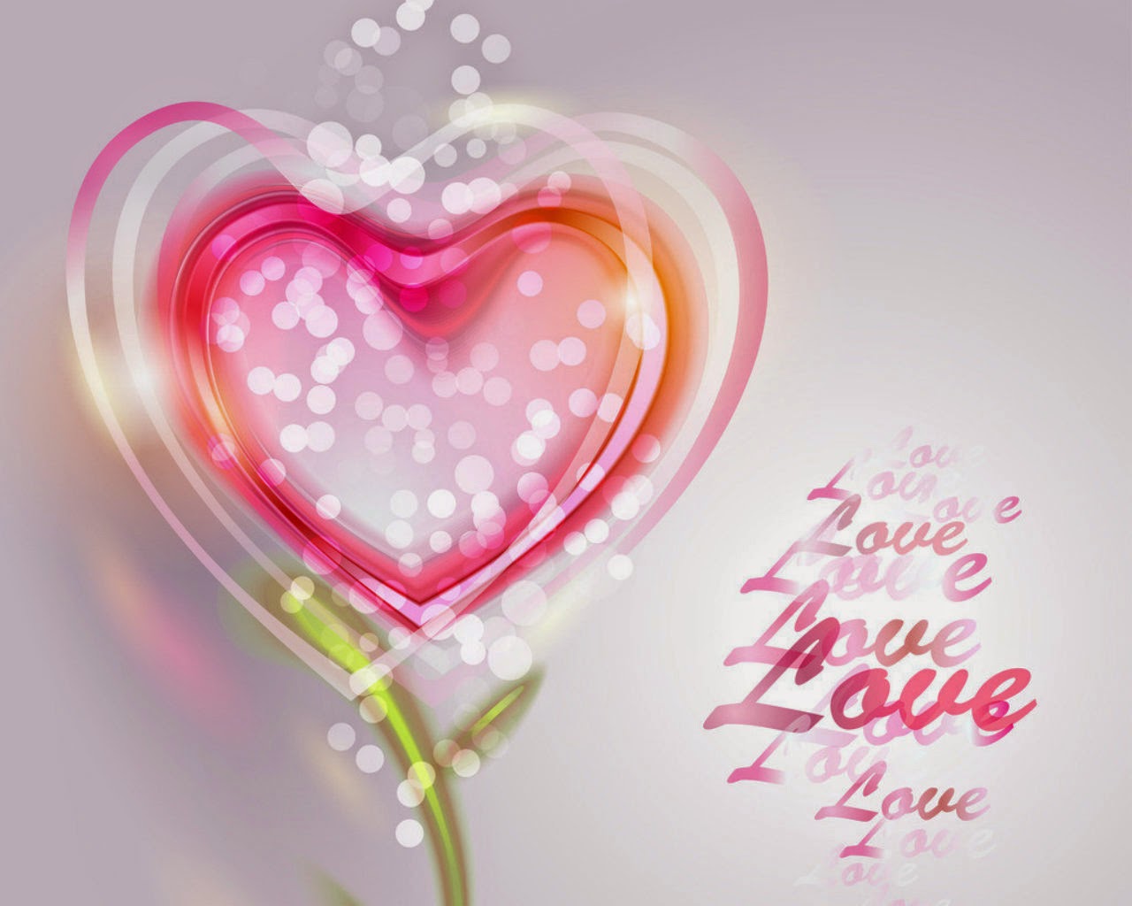 Hart Wallpaper - Cute Background Valentines Day - HD Wallpaper 