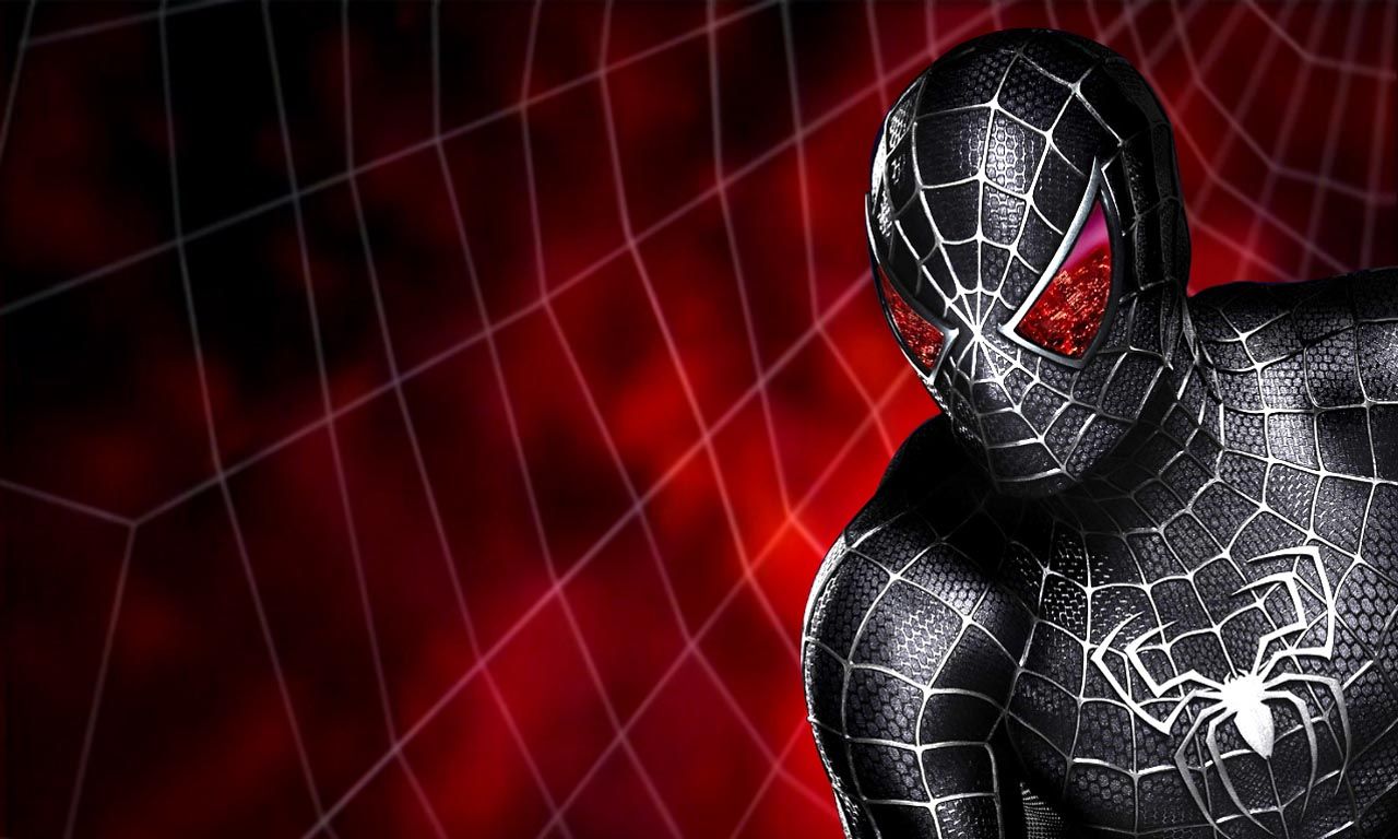 Spider Man Tobey Maguire Black Suit - HD Wallpaper 