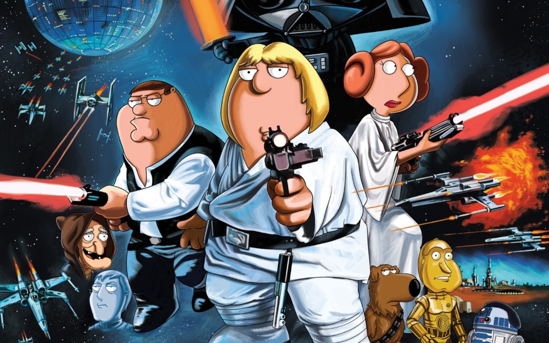Blue Harvest - Family Guy Wallpaper Ipad - HD Wallpaper 
