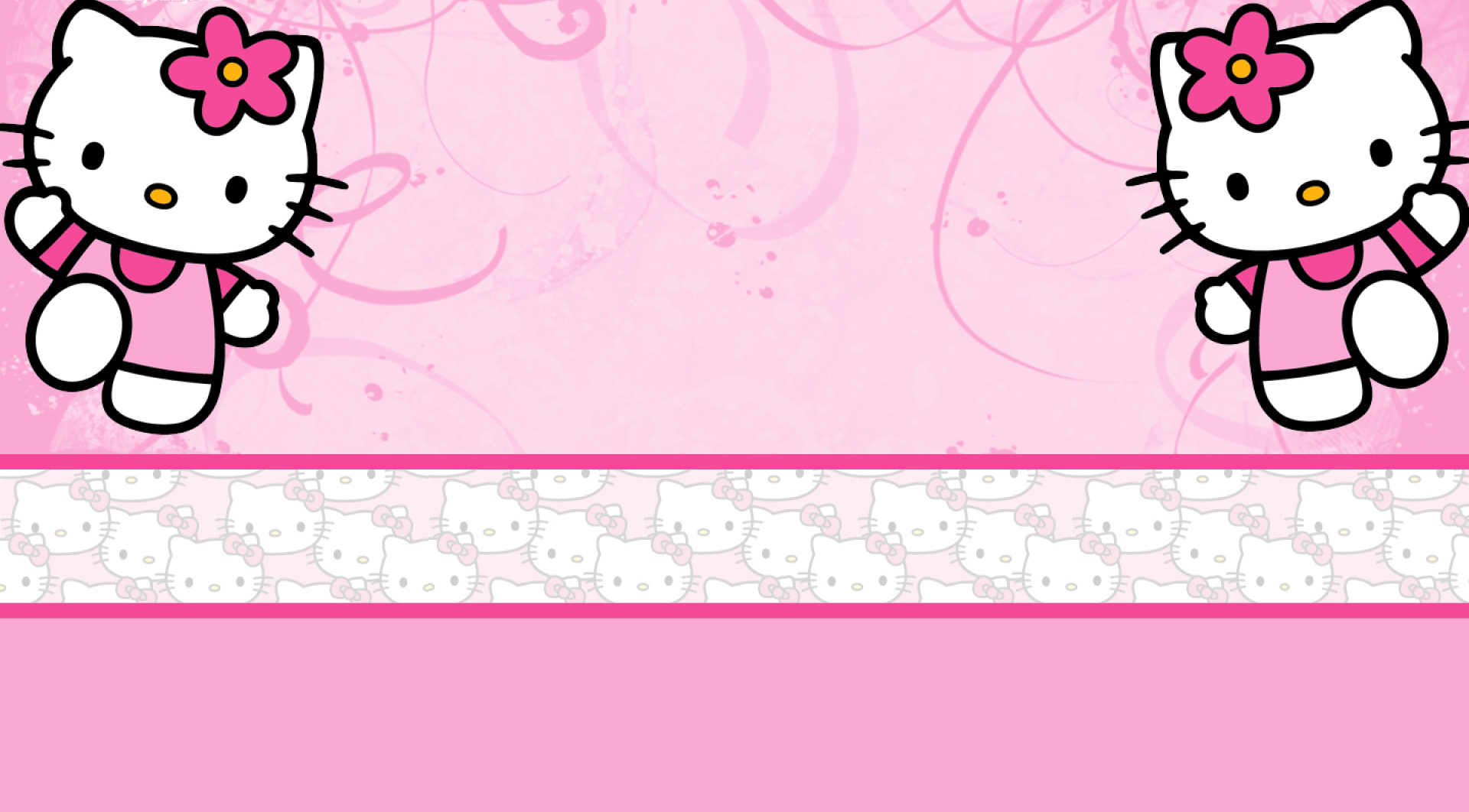 Hello Kitty Wallpaper Hd - Hello Kitty Tarpaulin Background - 1920x1062  Wallpaper 