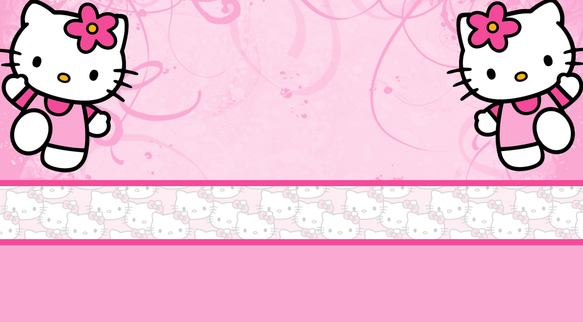 Hello Kitty Wallpaper Hd - Hello Kitty Tarpaulin Background - HD Wallpaper 