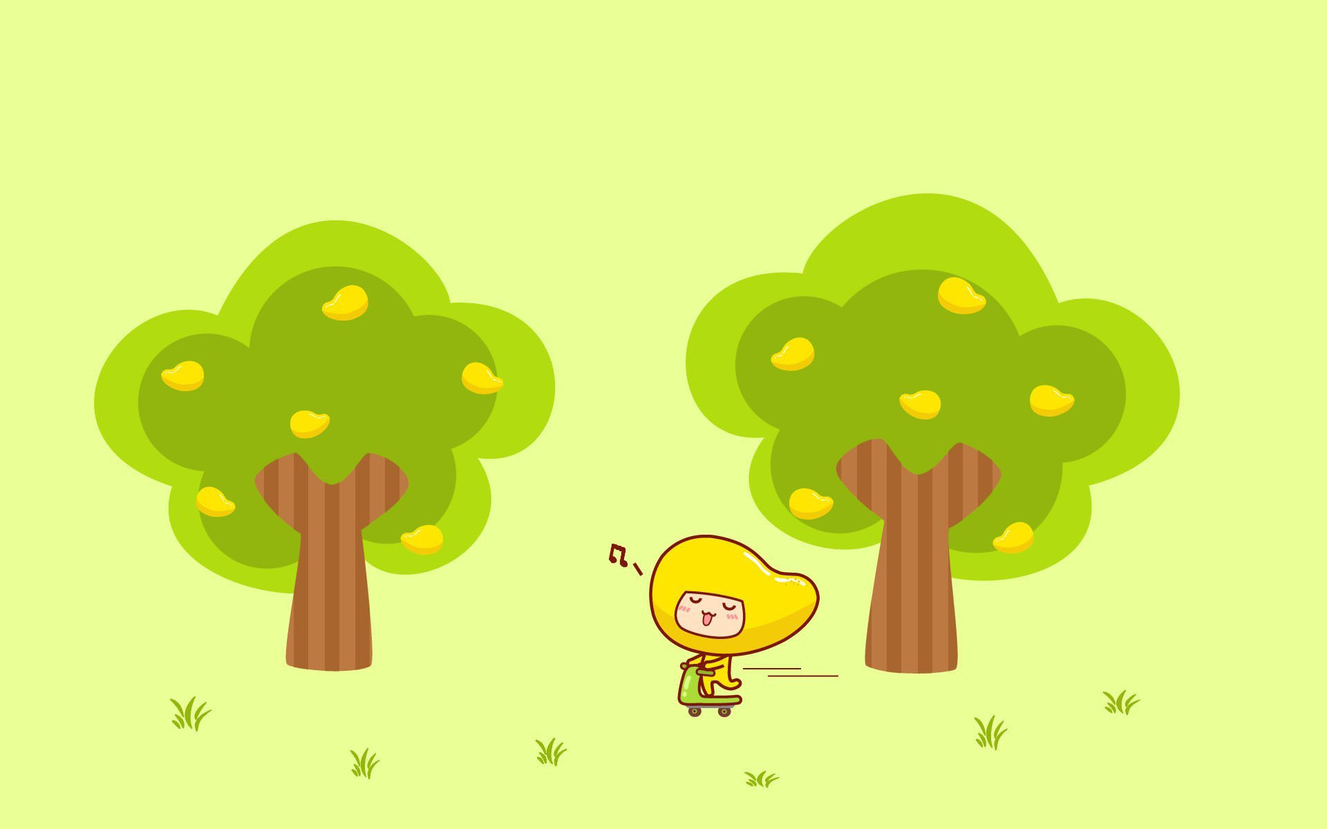 Singing Under Mango Trees - Wallpaper - HD Wallpaper 