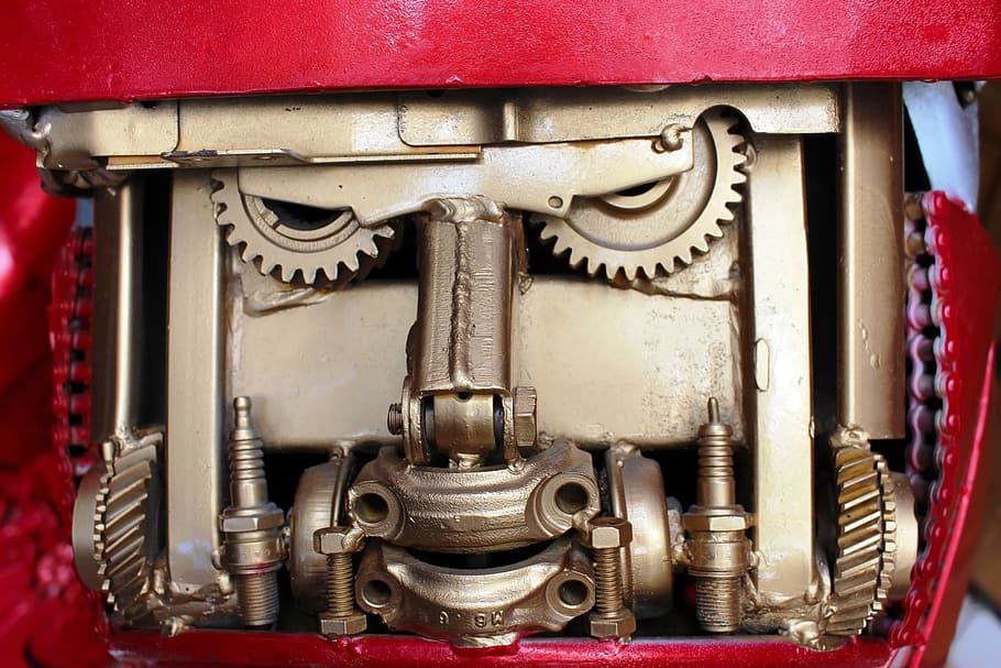 Mechanical Cogs And Gears That Look Like A Robot Face, - Mechanical Look - HD Wallpaper 