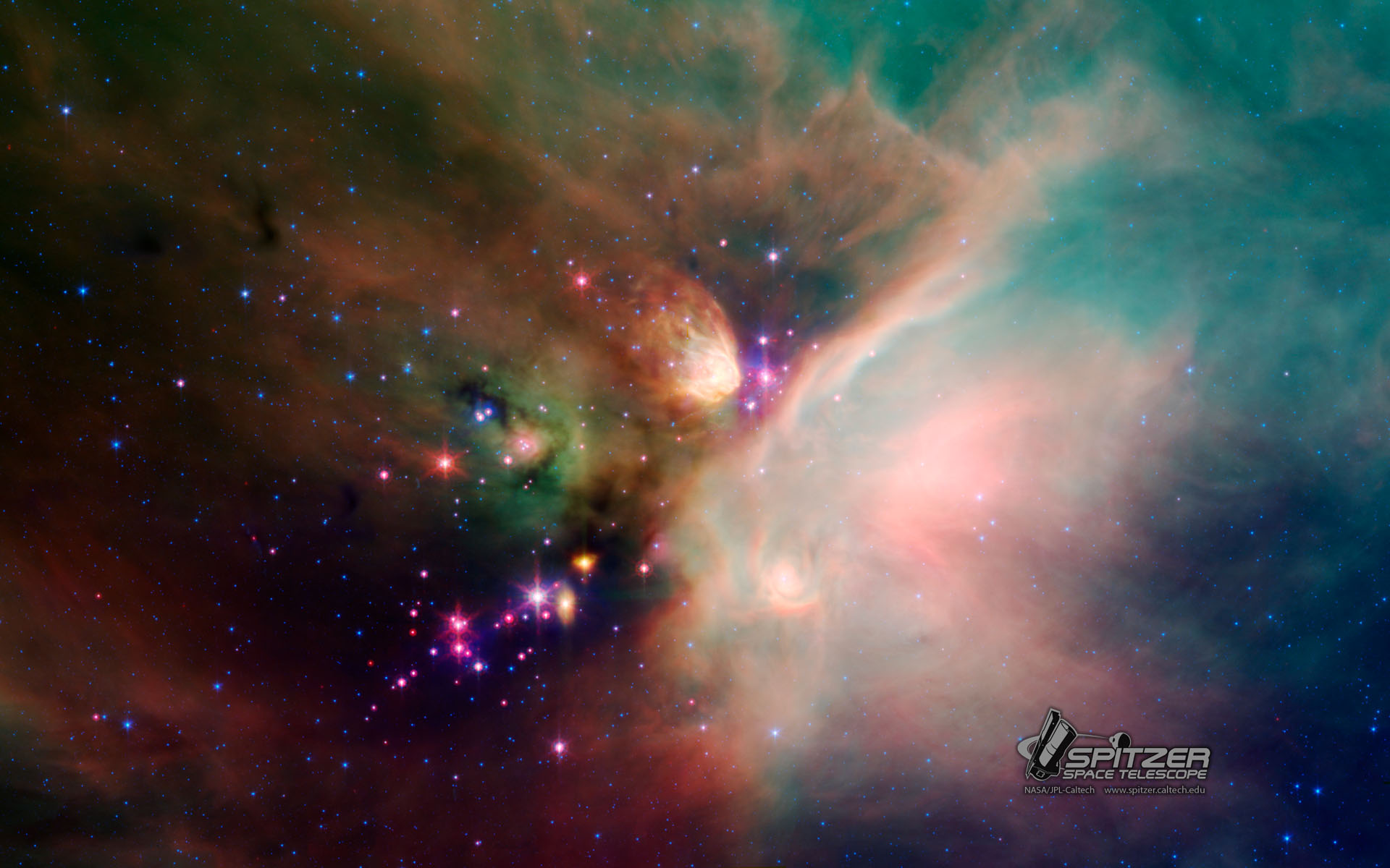 Spitzer Telescope - 1920x1200 Wallpaper 
