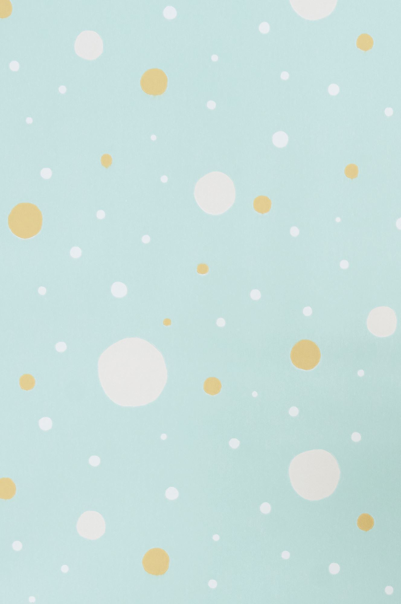 Confetti Wallpaper By Majvillan In Turquoise 117-02 - Polka Dot - HD Wallpaper 