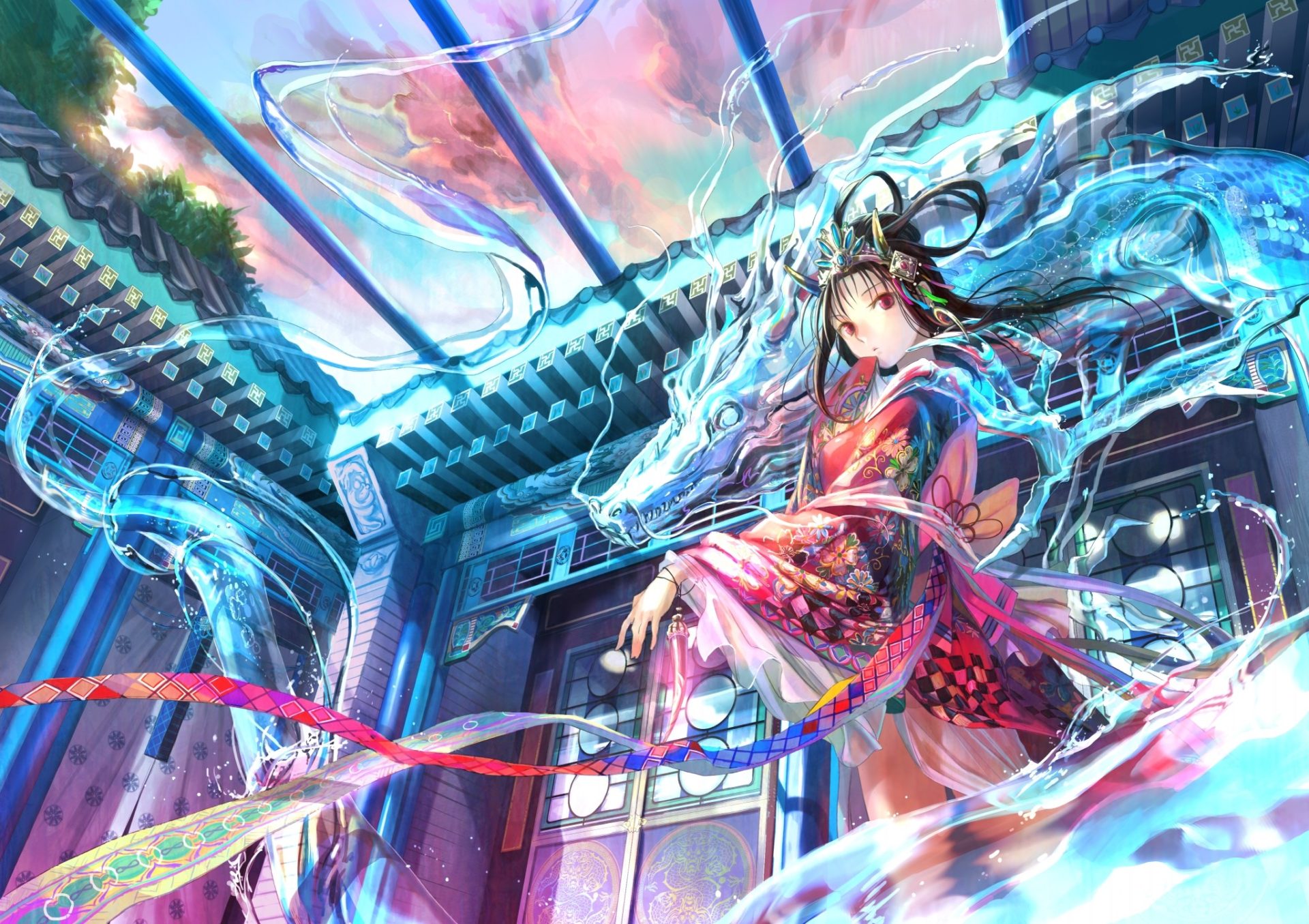 Dragon Wallpaper Anime - HD Wallpaper 