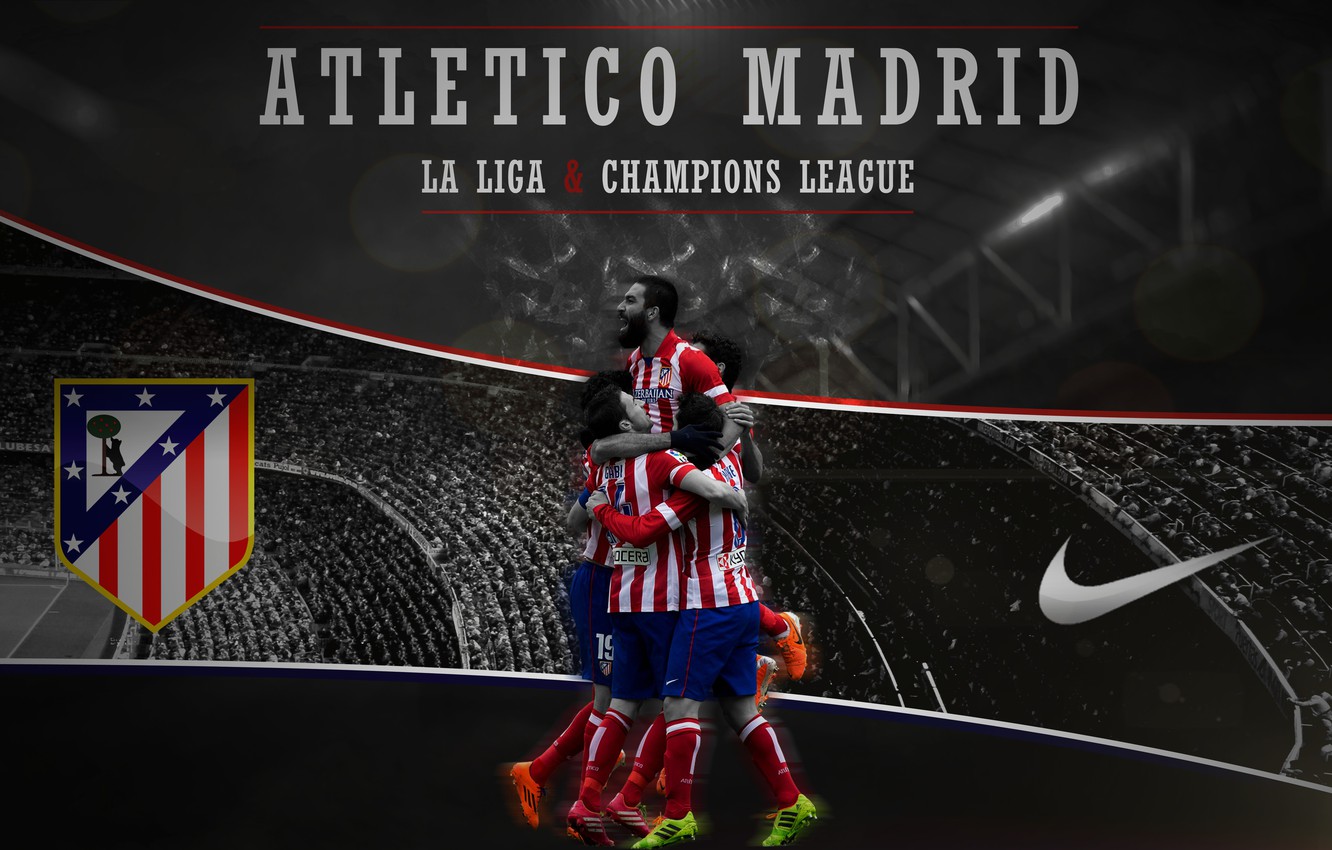 Photo Wallpaper Wallpaper Logo Nike Football Spain Atletico Madrid Wallpaper Tablet 1332x850 Wallpaper Teahub Io